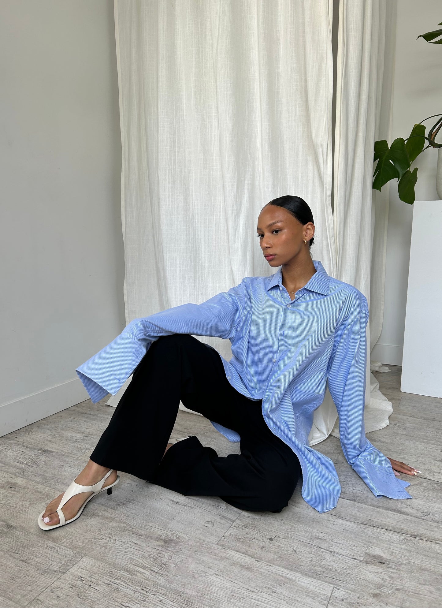 Diagonal Striped Shirts