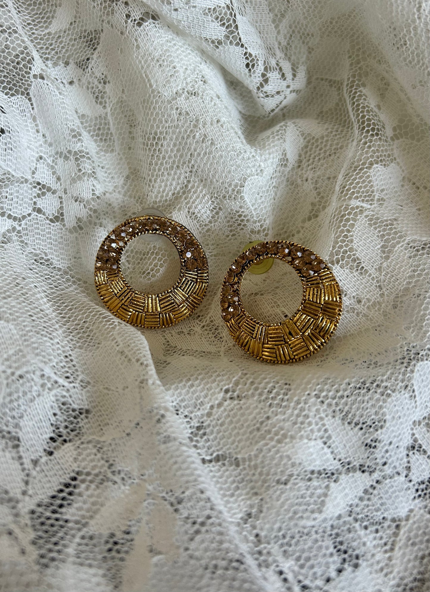 Crystal Hoops