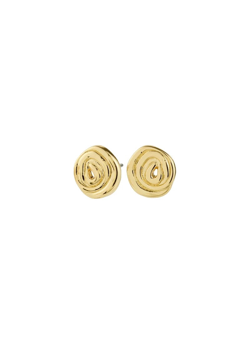 Spiral Stud Gold