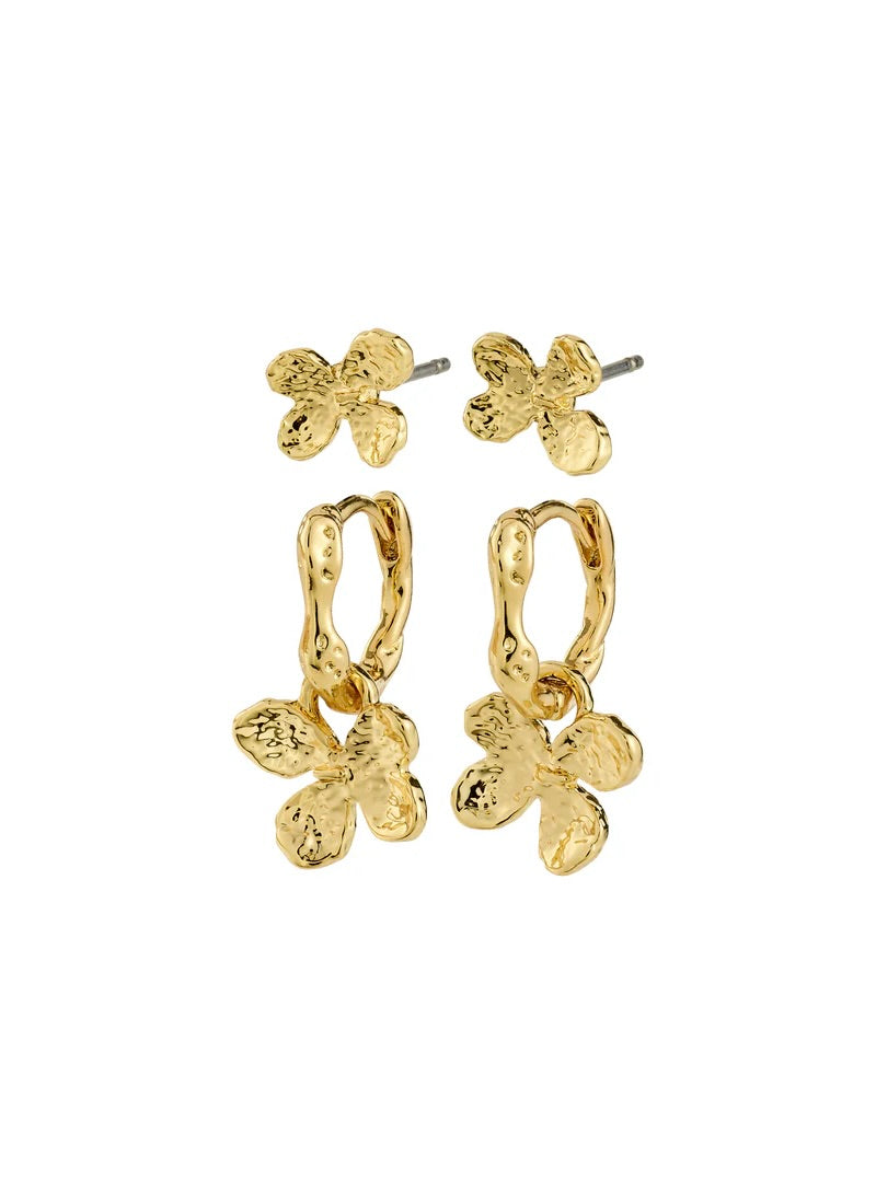 Ajani Earrings 2 in 1 - Gold