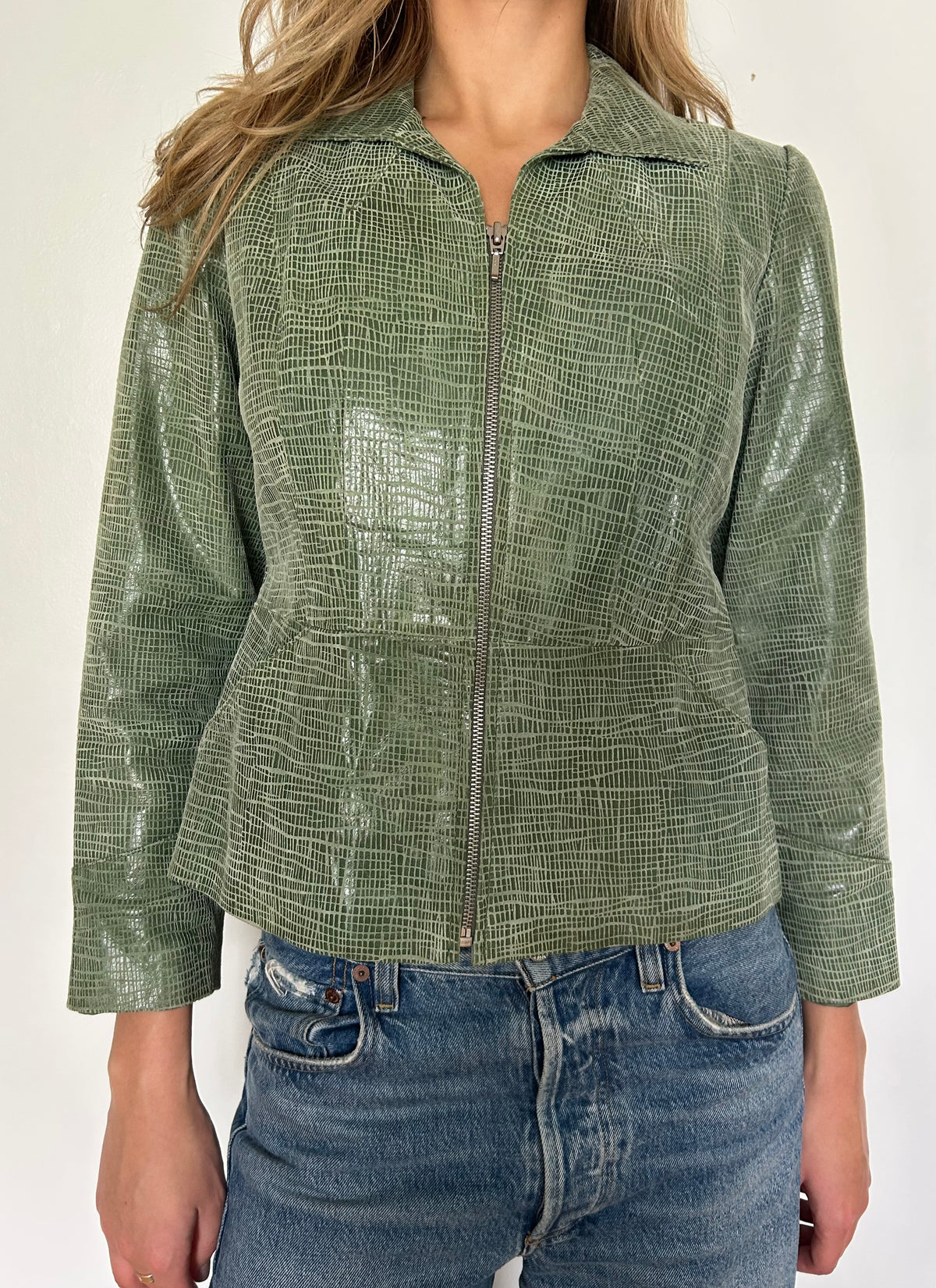 Green Leather Jacket