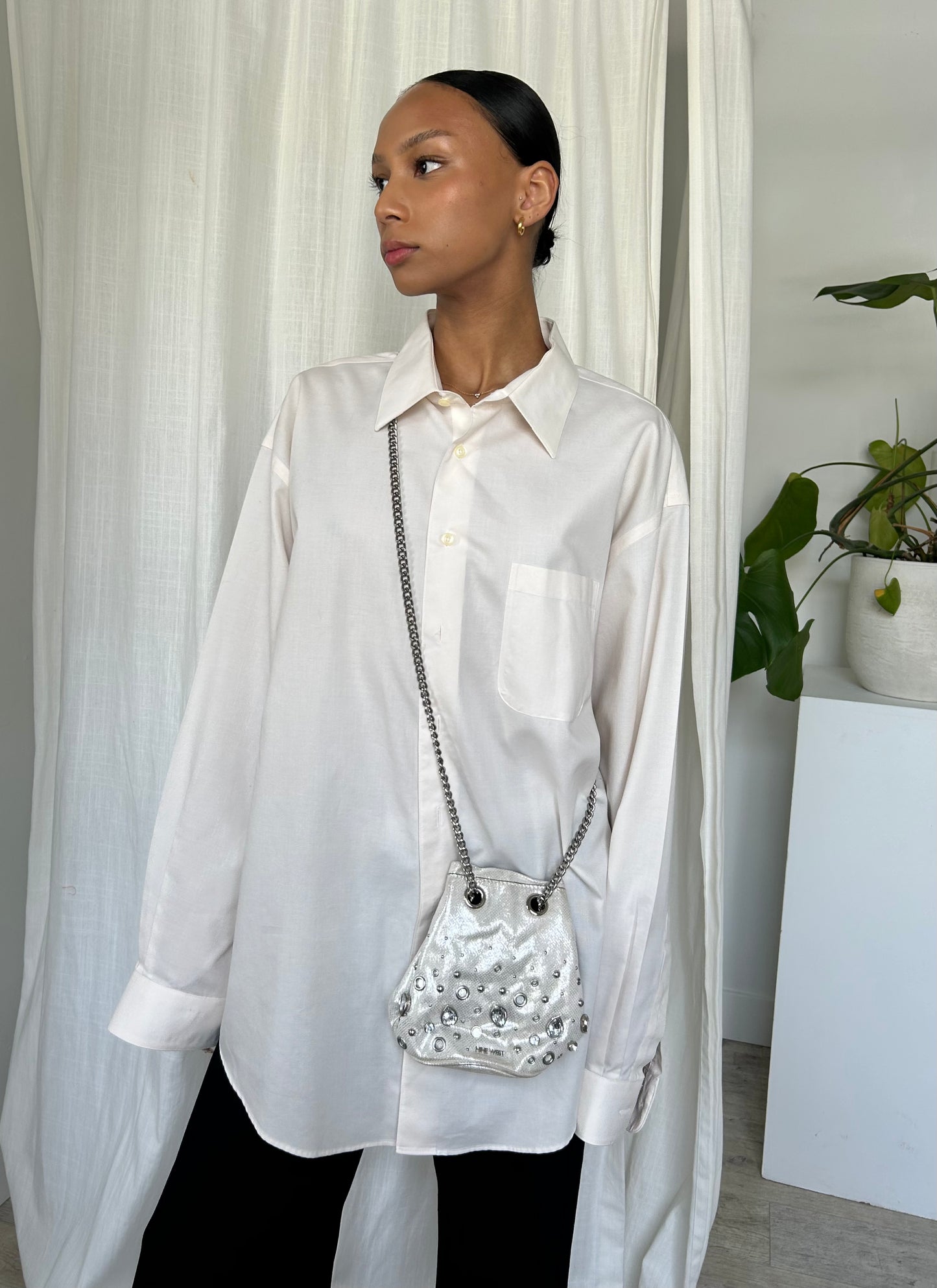 Rhinestone Bucket Purse