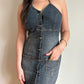 Denim Halter Dress
