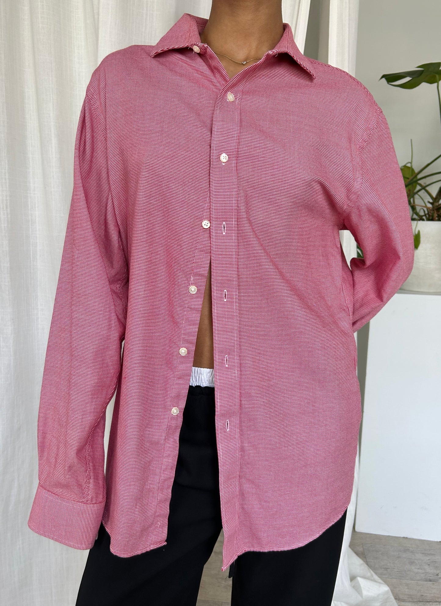Houndstooth Tommy Hilfiger Button Up