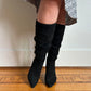 Suede Heeled Boots