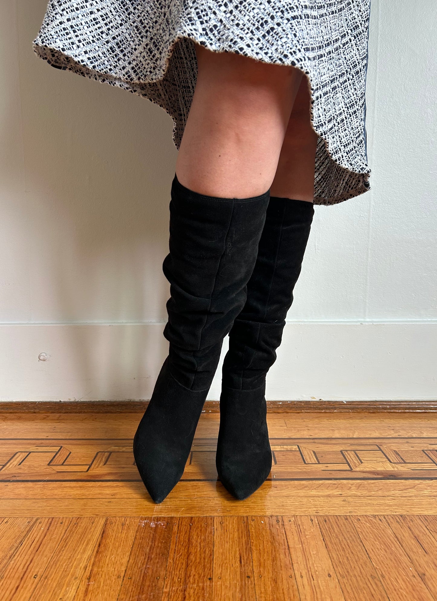 Suede Heeled Boots