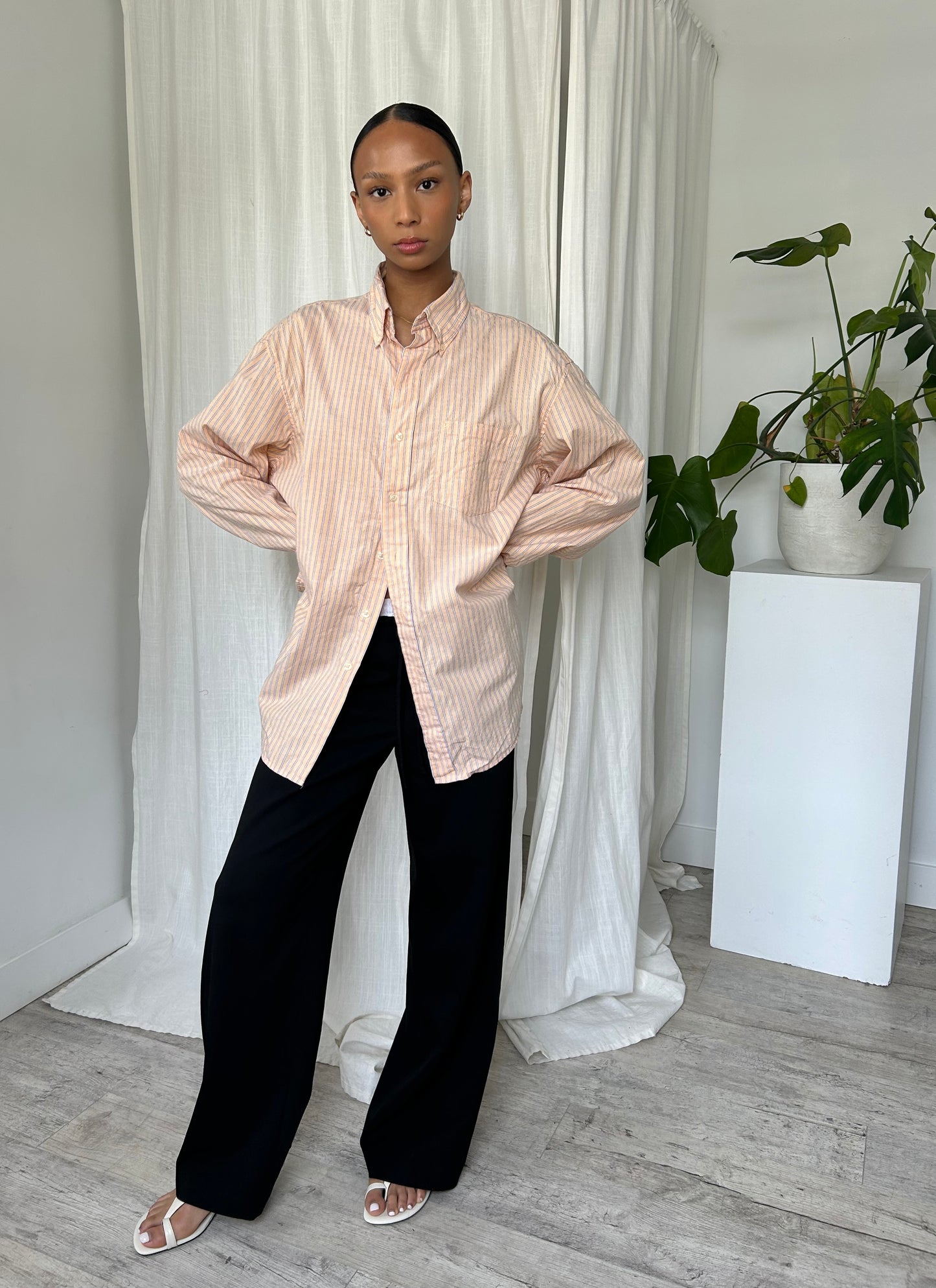 Creamsicle Button Up