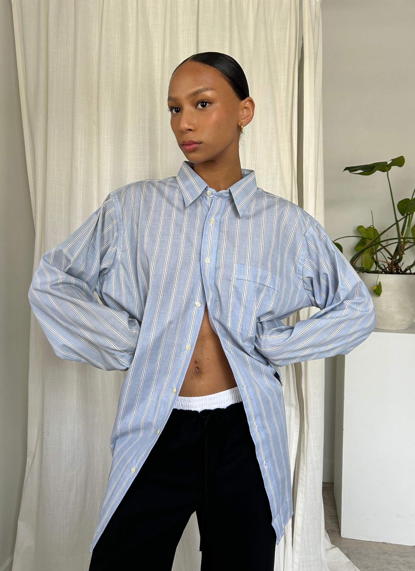 Striped Button Up