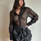 Sheer Lace Blouse