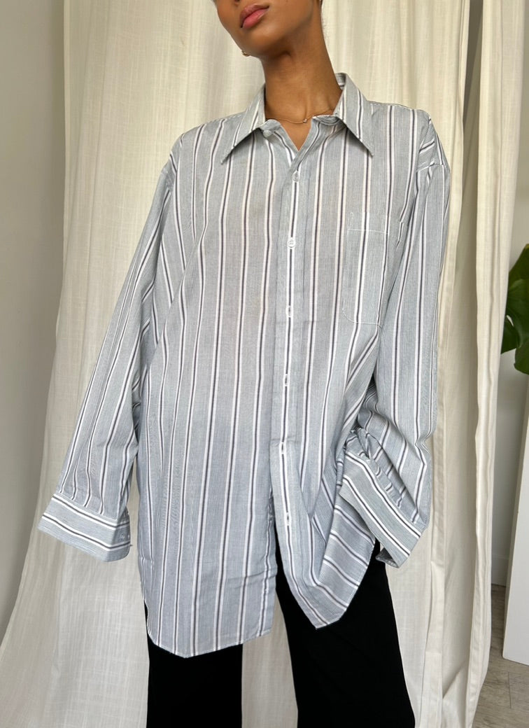 Striped Button Up