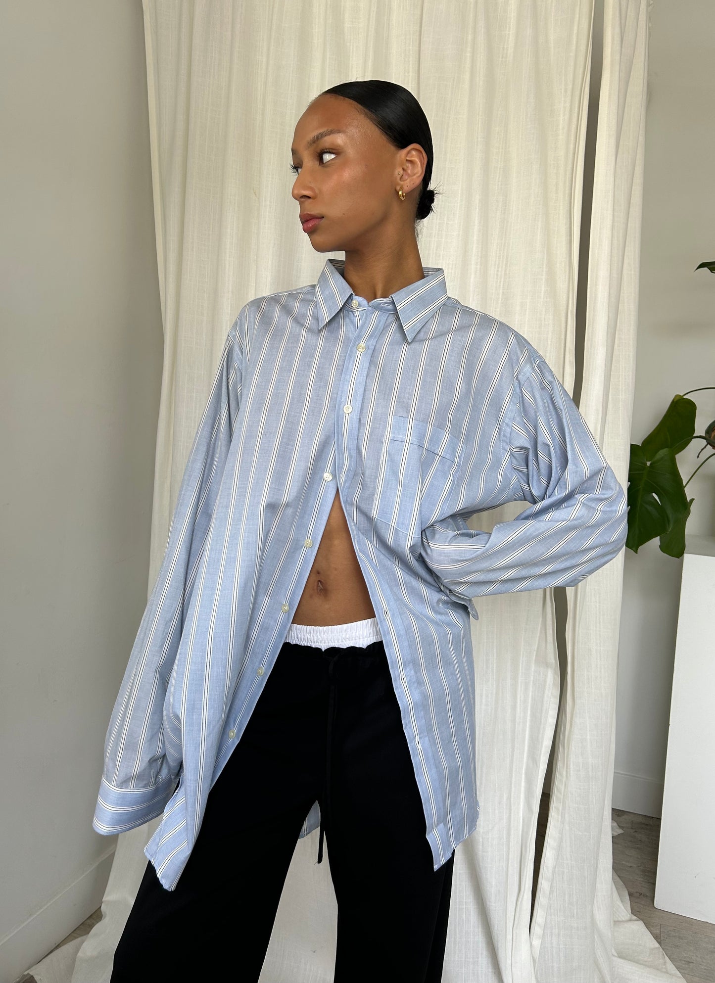 Striped Button Up