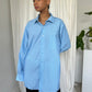 Baby Blue Striped Button Up