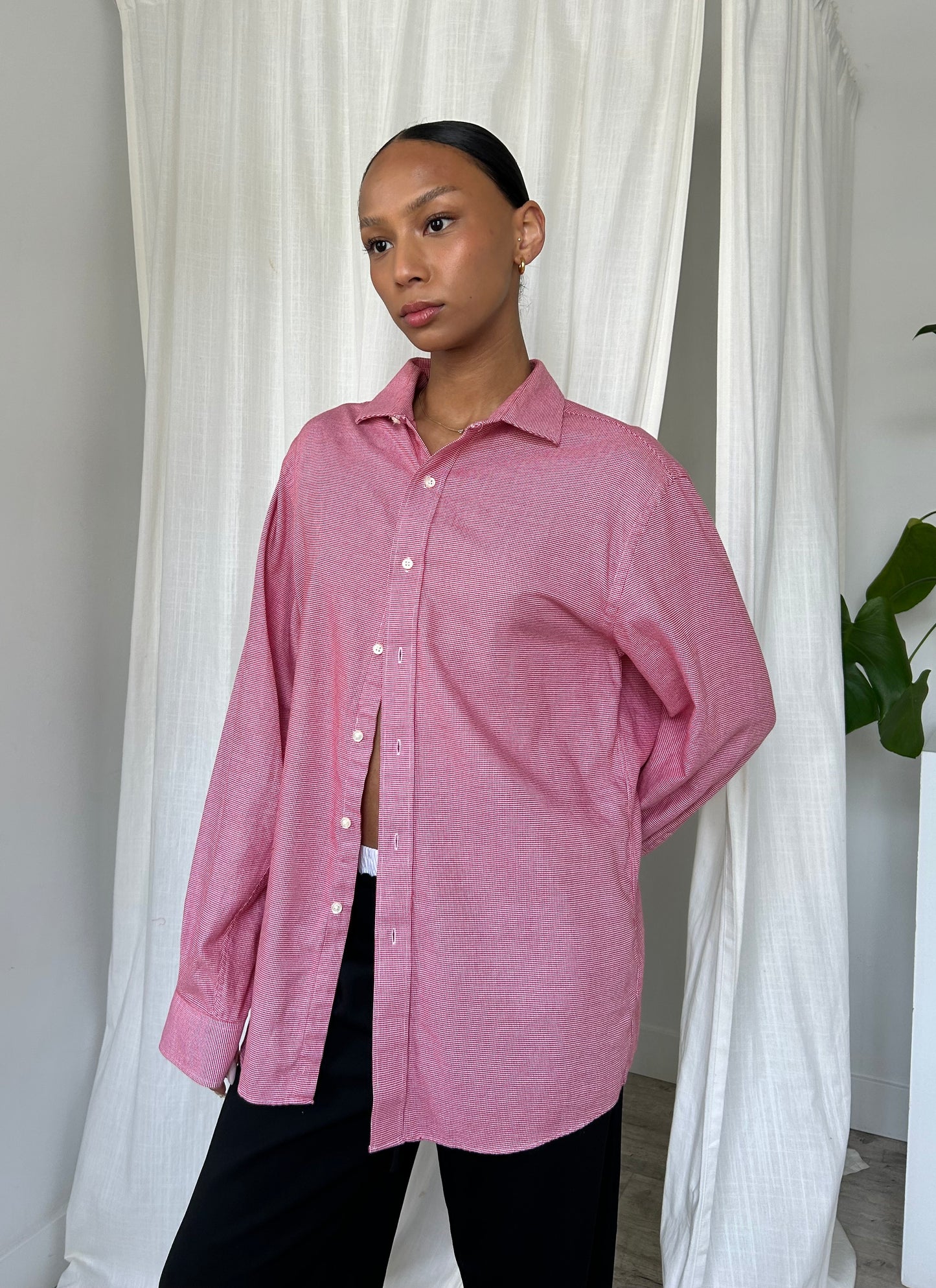 Houndstooth Tommy Hilfiger Button Up