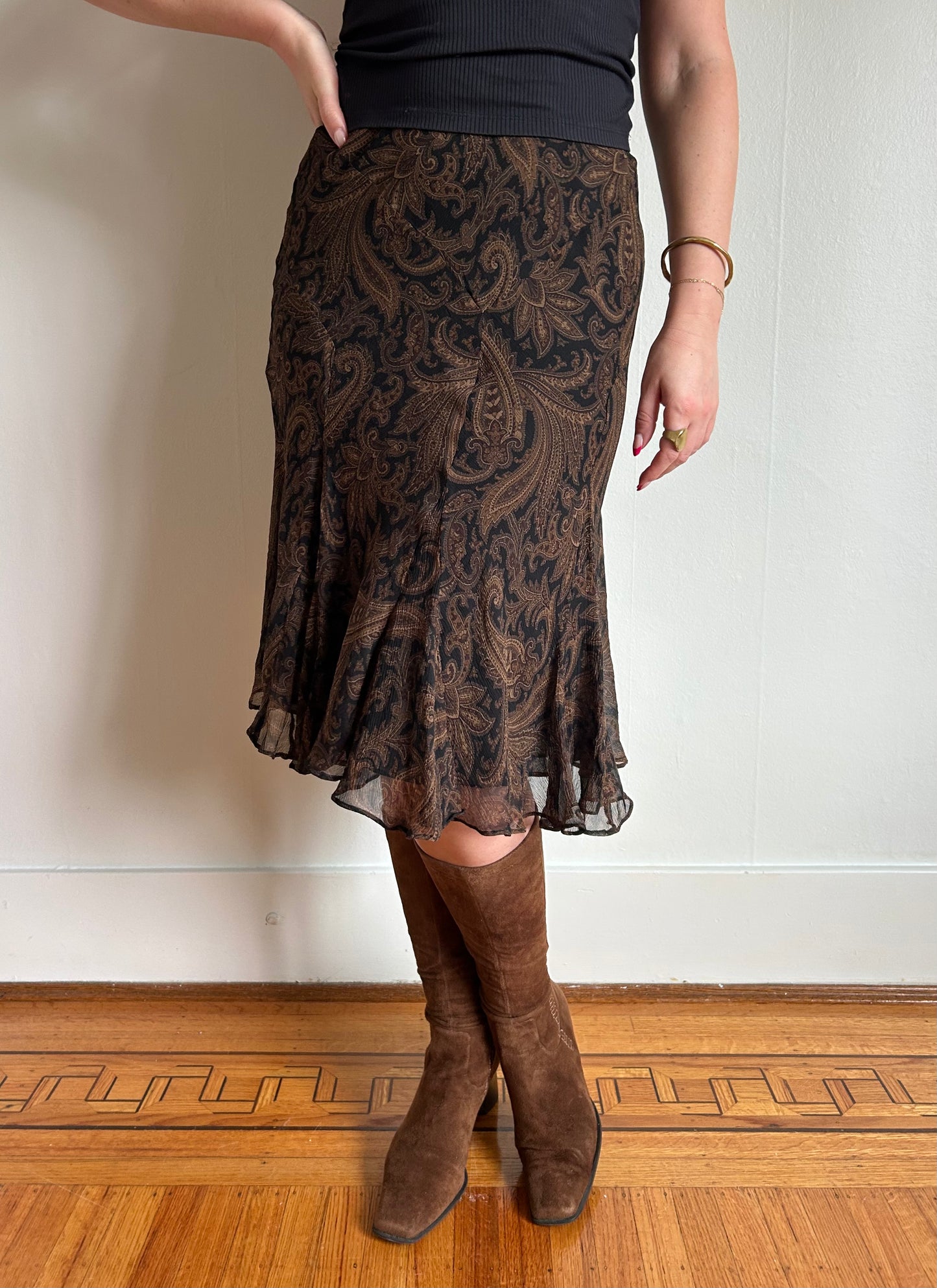 Ralph Lauren Silk Skirt