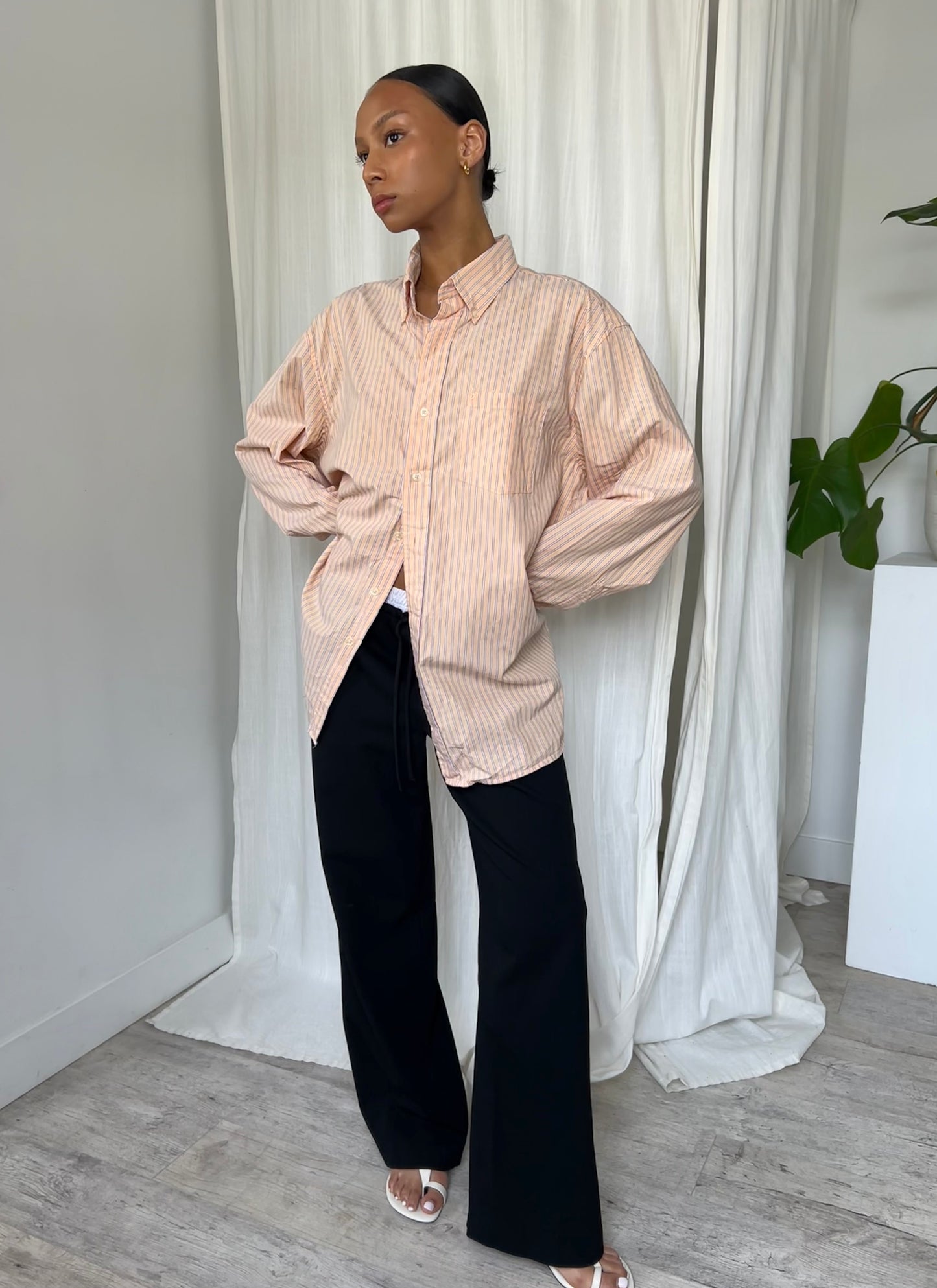 Creamsicle Button Up