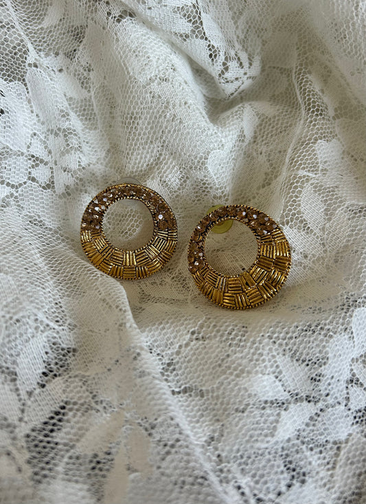 Crystal Hoops