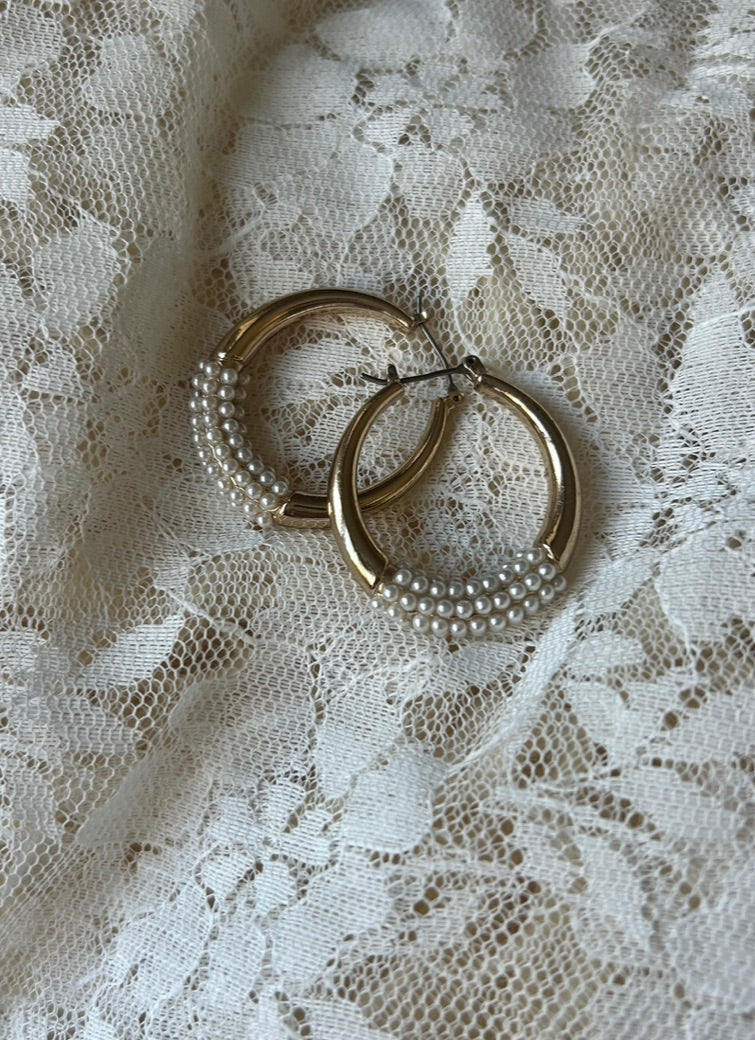 Pearl Hoops