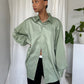 Sage Button Up