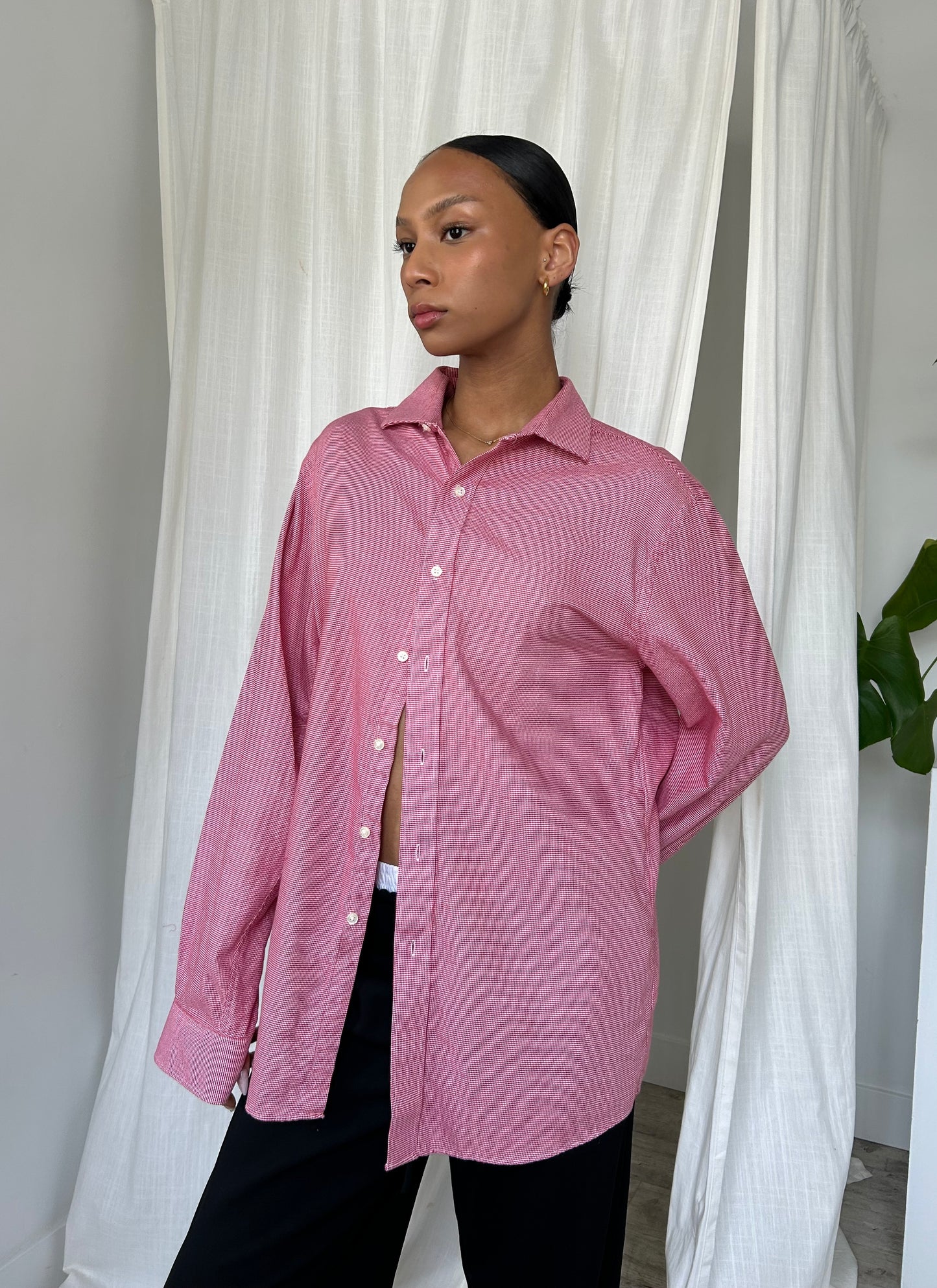 Houndstooth Tommy Hilfiger Button Up