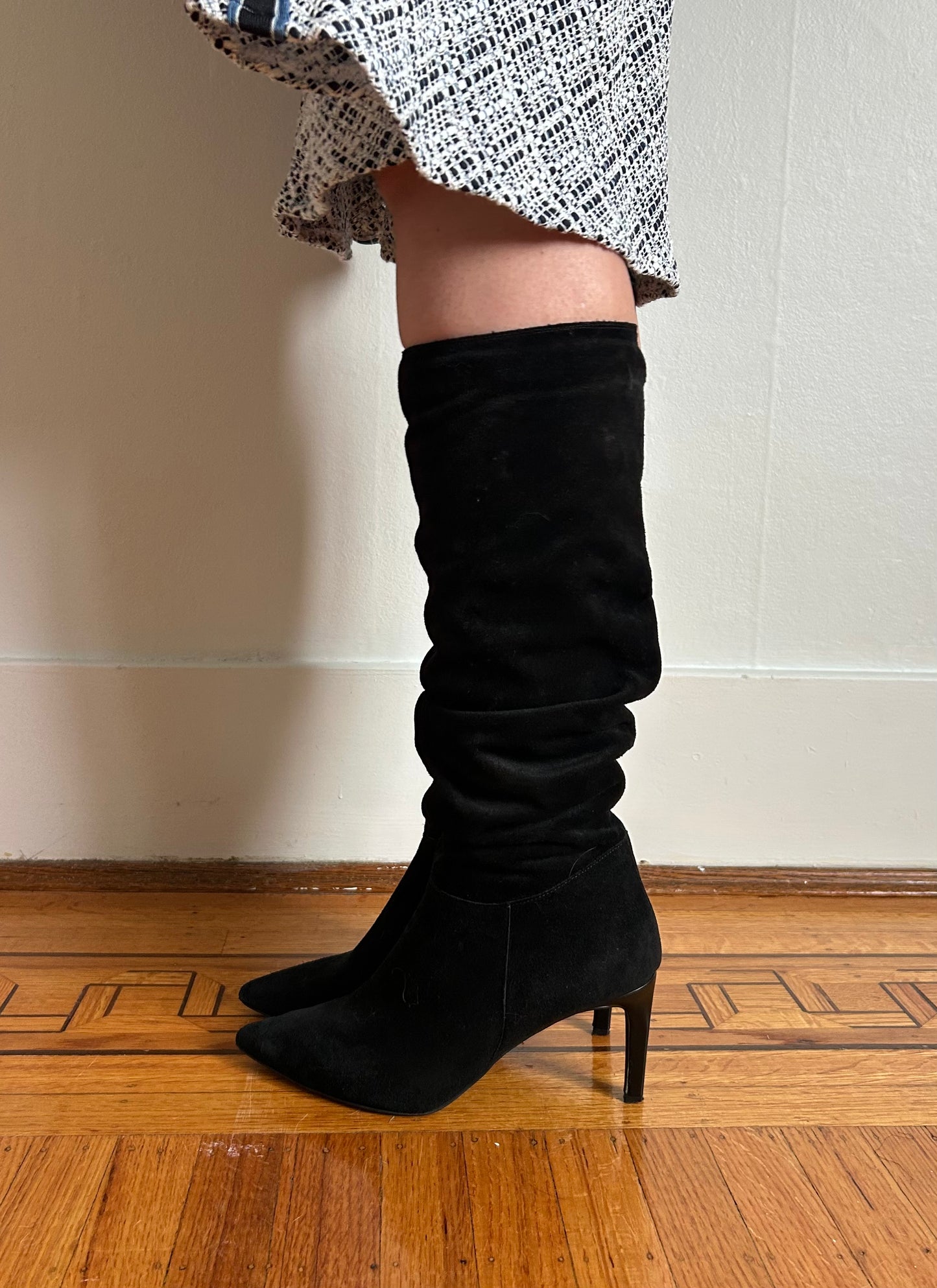 Suede Heeled Boots