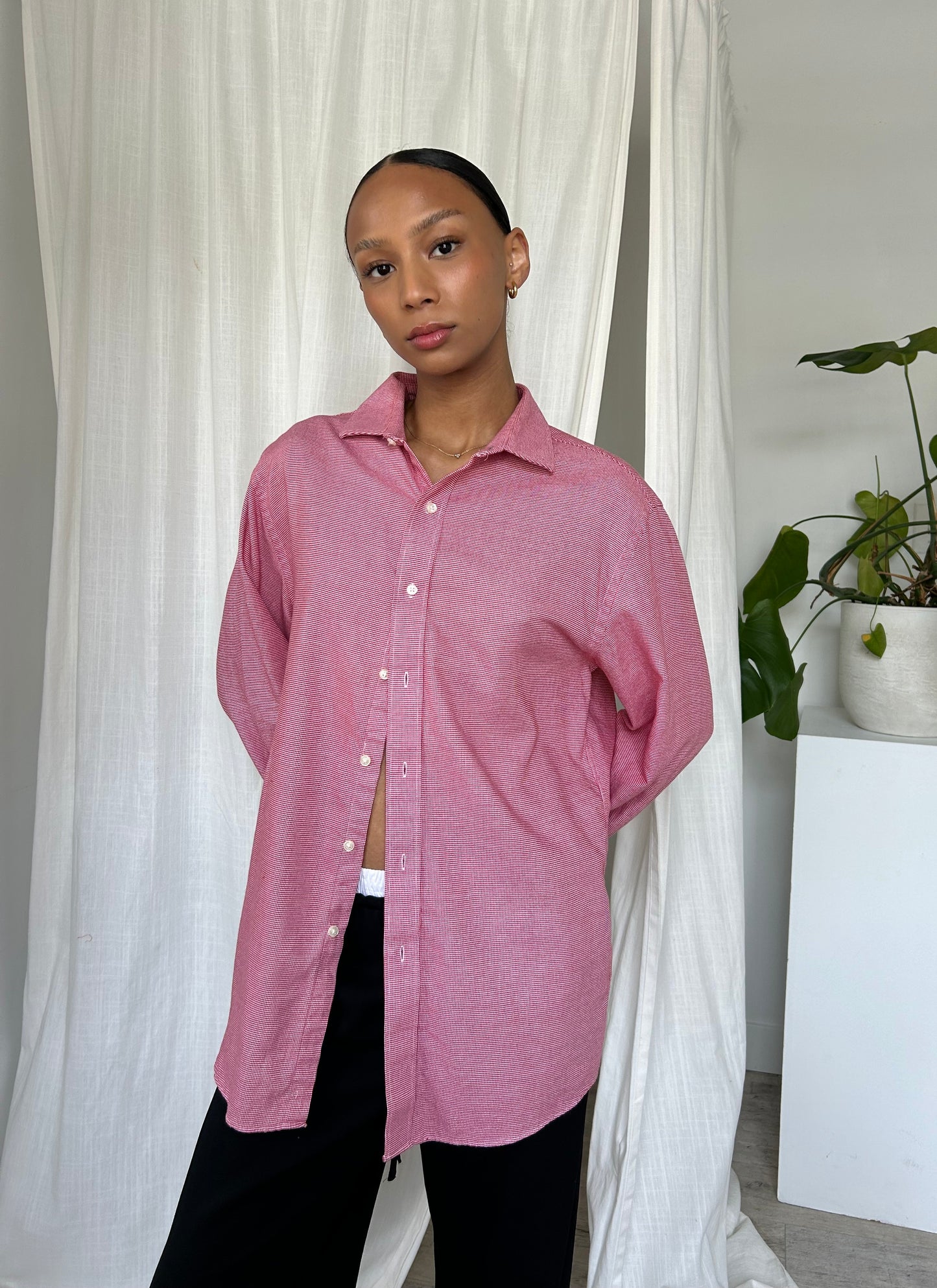Houndstooth Tommy Hilfiger Button Up