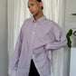 Striped Boxy Button Up