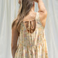 Mini Yellow Floral Dress