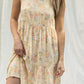 Mini Yellow Floral Dress