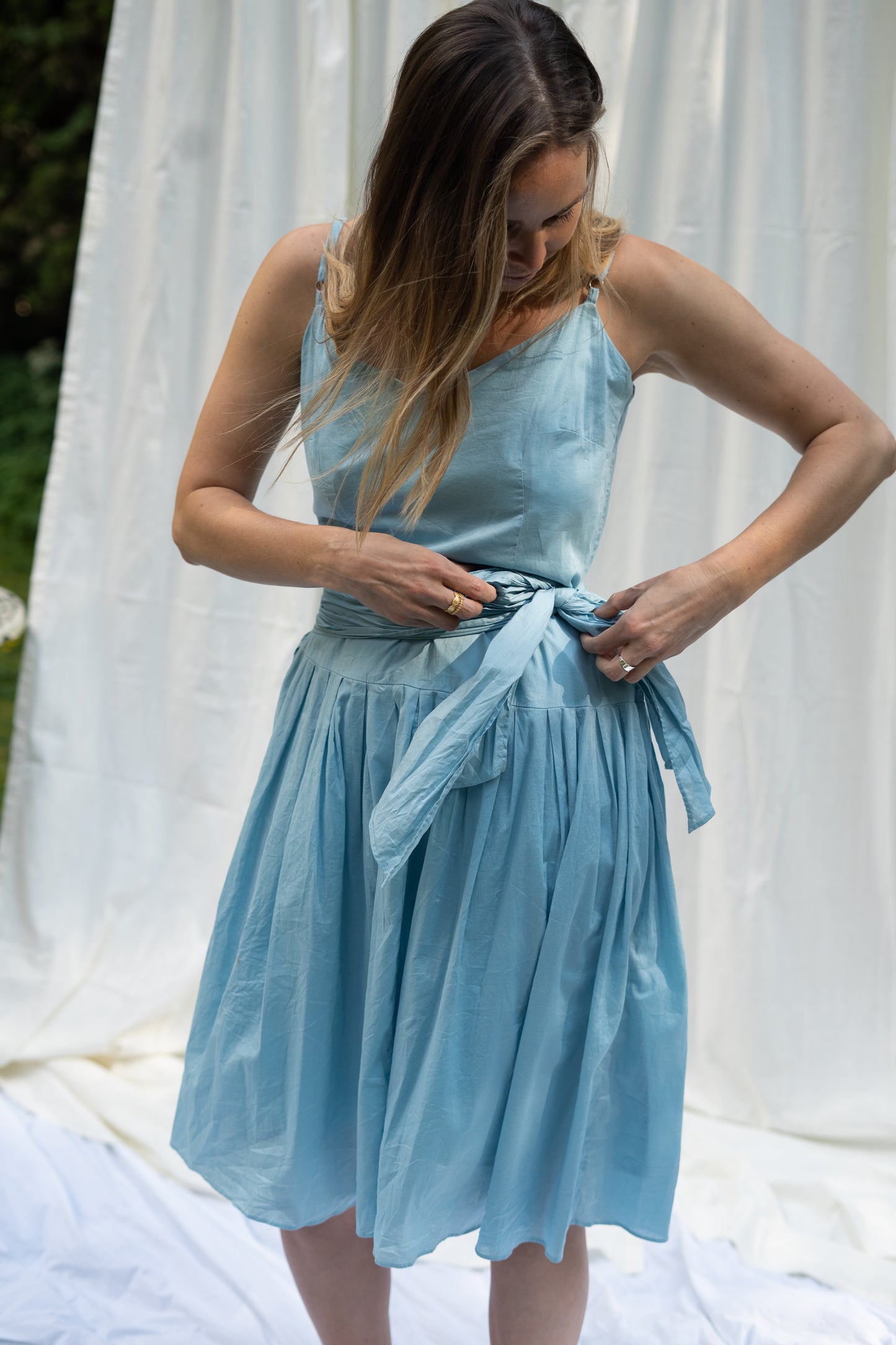 Blue Wrap Dress