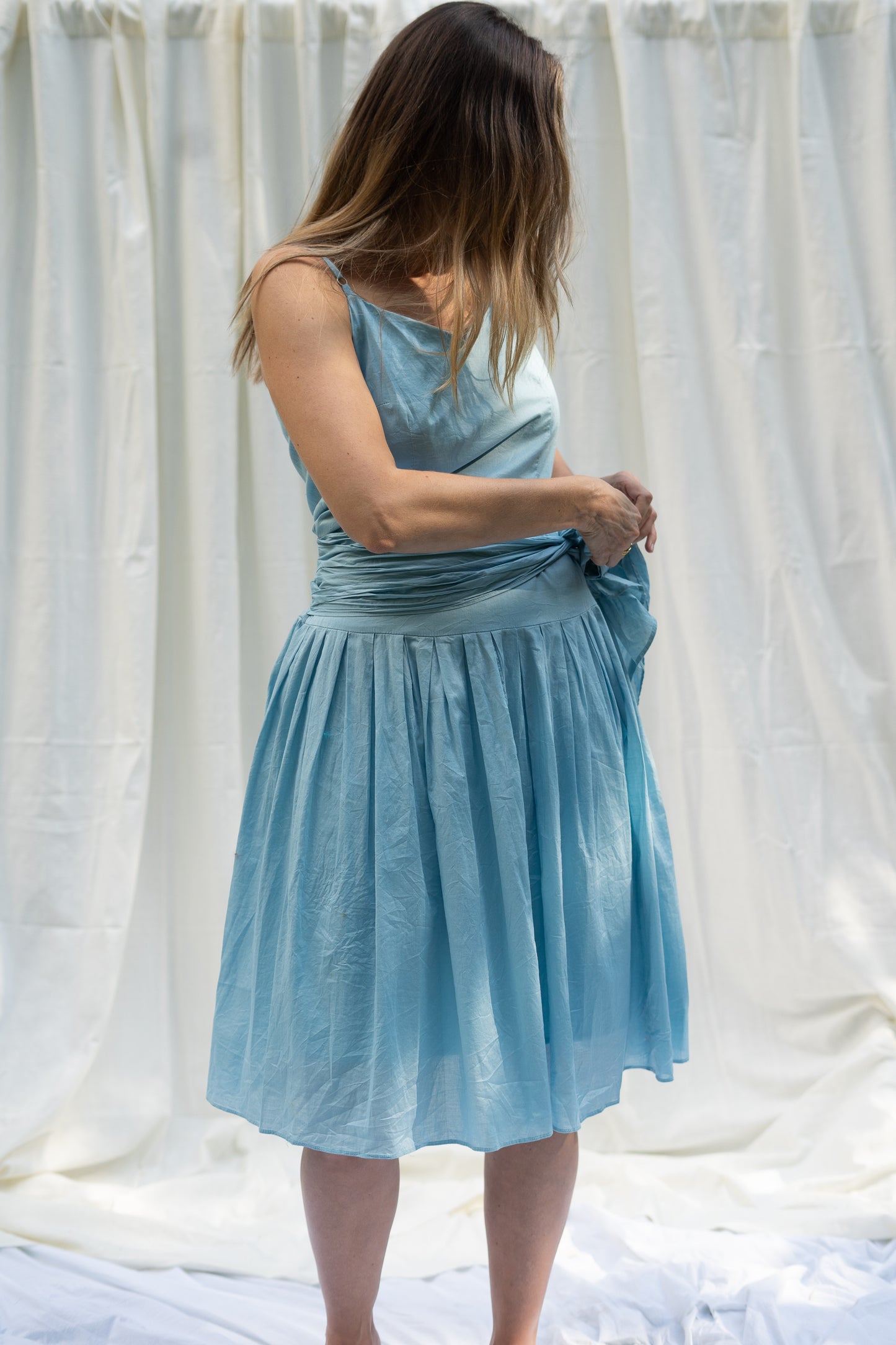 Blue Wrap Dress