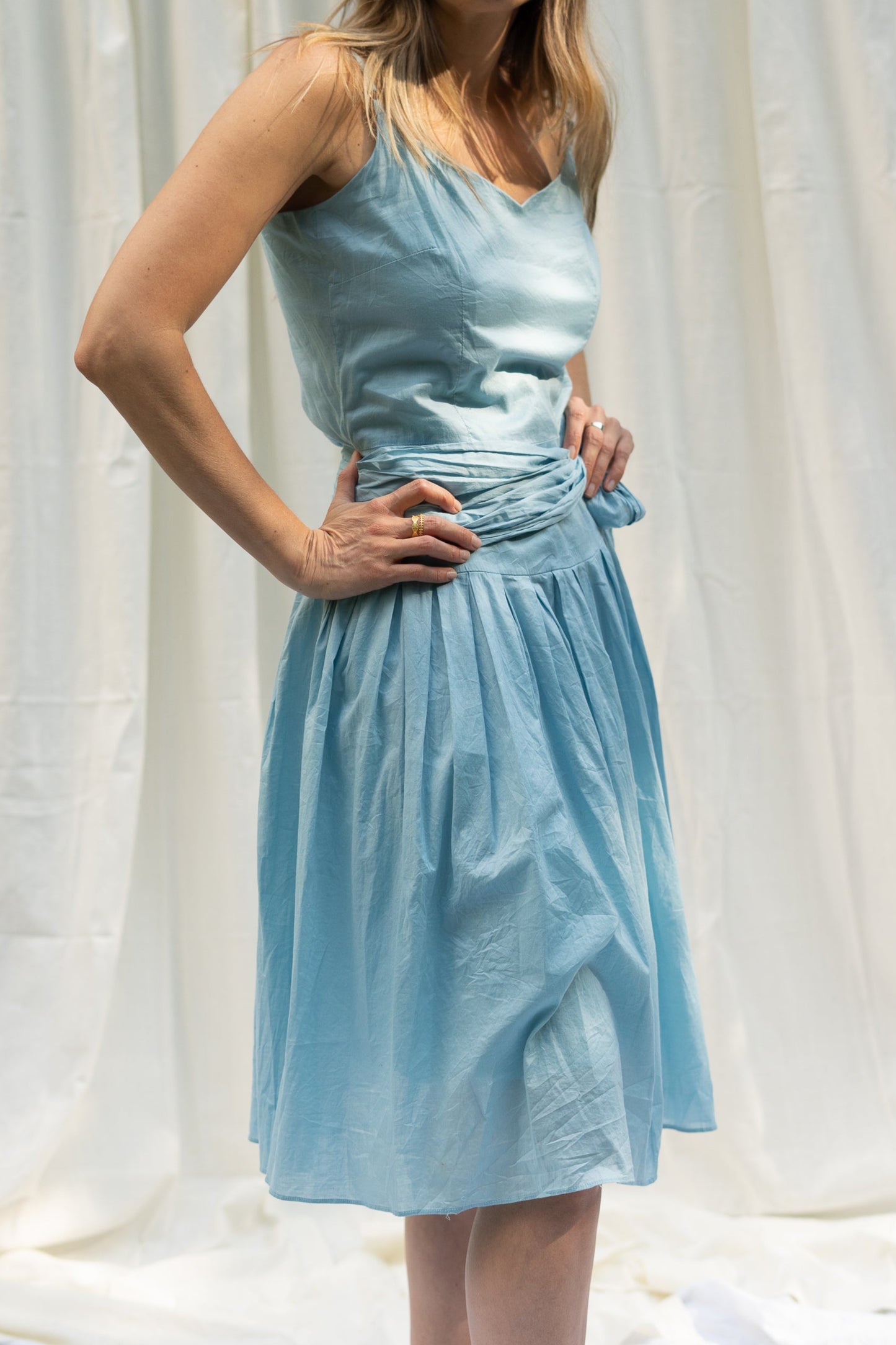 Blue Wrap Dress