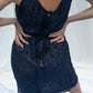 Double Layer Floral Mini