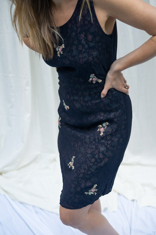 Double Layer Floral Mini
