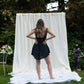 Silk Ruffle Mini