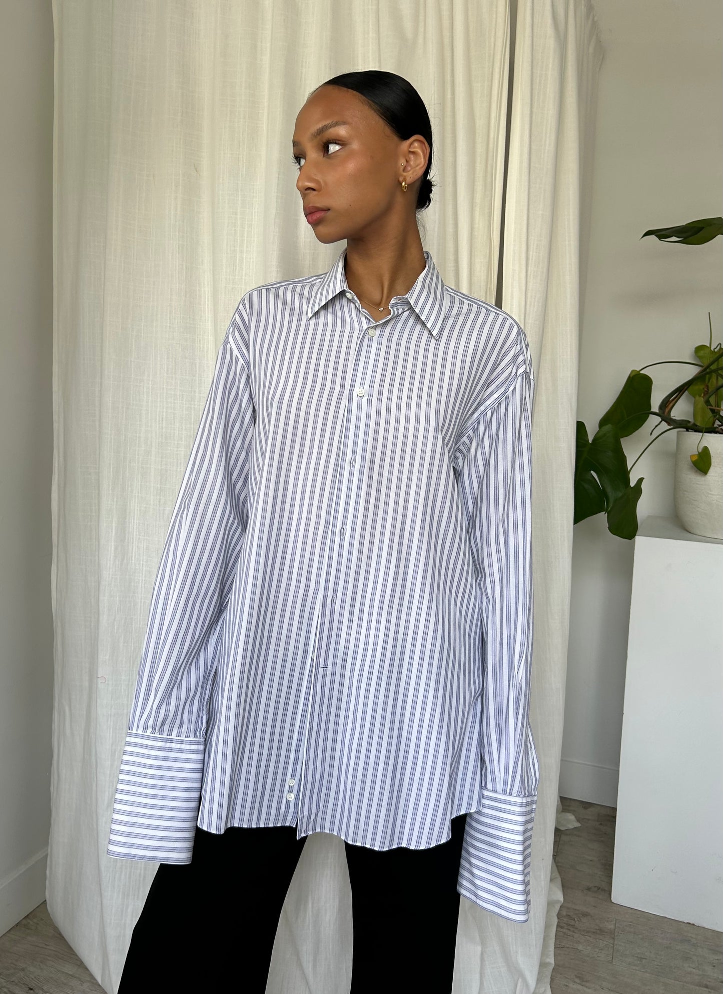 Striped Button Up