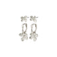 Ajani Earrings 2 in 1 - Silver