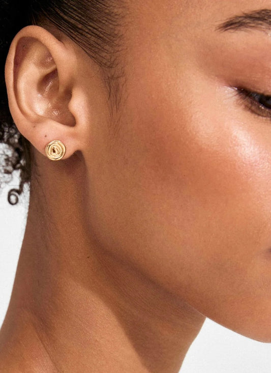 Spiral Stud Gold