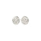 Spiral Stud Silver