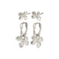 Ajani Earrings 2 in 1 - Silver