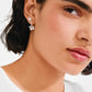 Ajani Earrings 2 in 1 - Silver