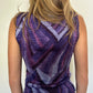 Crinkled Purple Tank