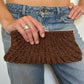 Bronze Beaded Clutch