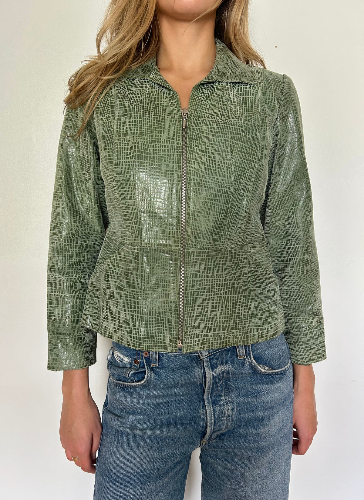 Green Leather Jacket