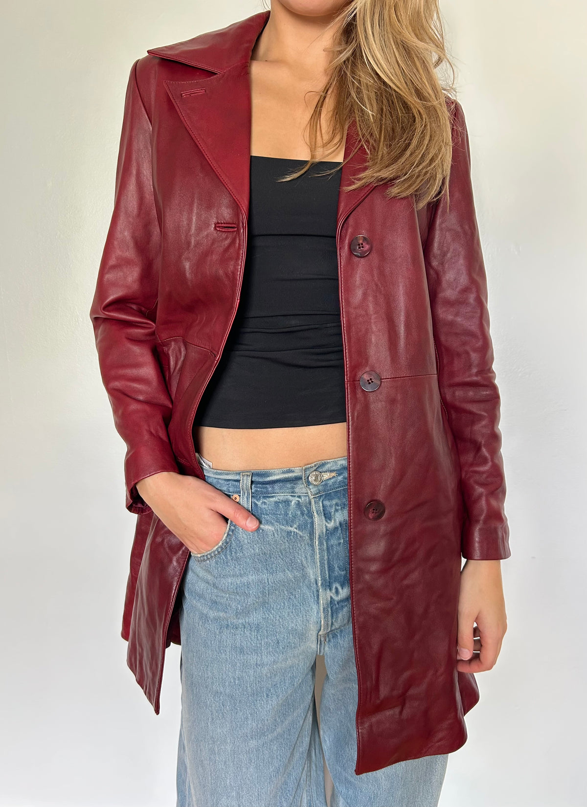 Merlot Leather Jacket