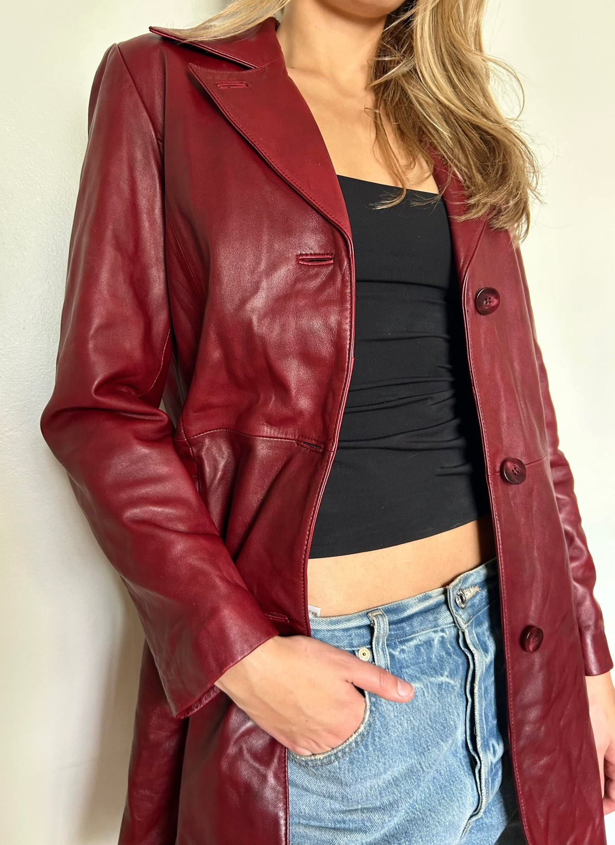 Merlot Leather Jacket