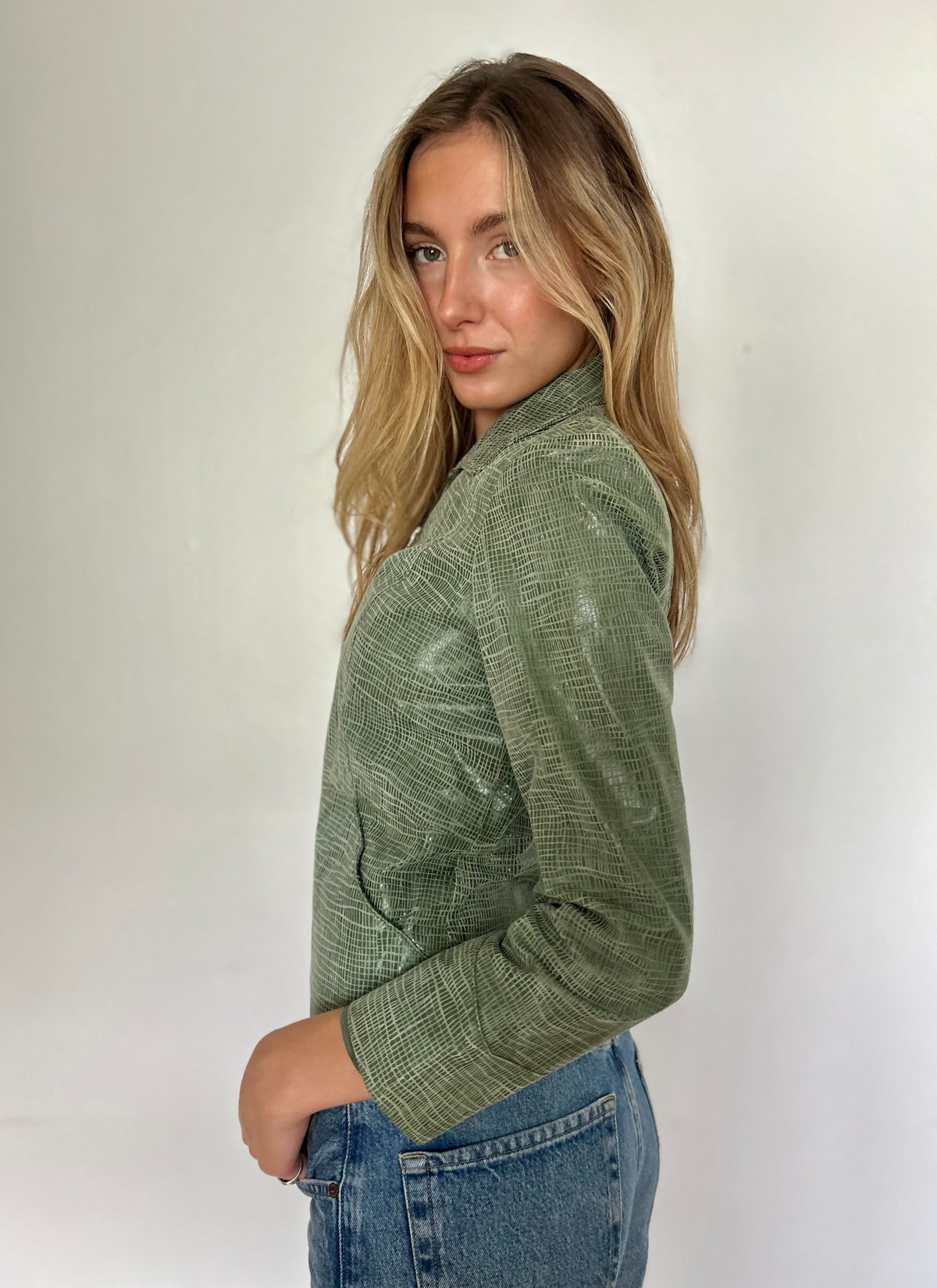 Green Leather Jacket